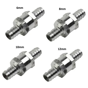 Aluminium Non-Return Valves 6, 8, 10, 12mm