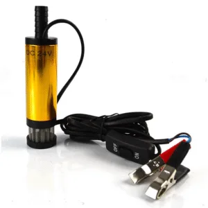 24V 38mm Submersible Aluminium Diesel/Water/Oil Pump 16mm Tube
