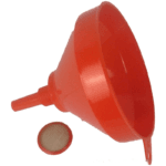 Round Funnel With Filter & Threaded Spout - Multiple Sizes