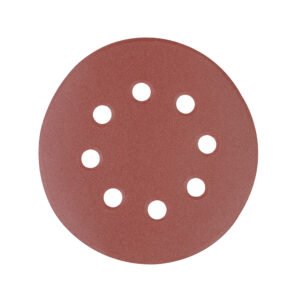 Silverline Hook & Loop Discs Punched 125mm 10pk