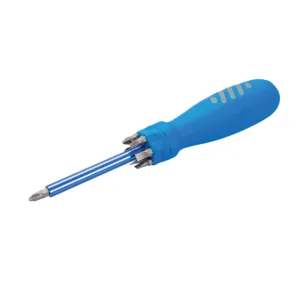 Silverline Multi-Bit Screwdriver with Telescopic Pick-Up Magnet