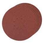 Silverline Hook & Loop Discs Punched 225mm 10pk