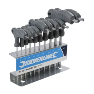 Silverline Trx Key T-Handle Set 10pce