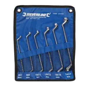 Silverline Deep Offset Ring Spanners Set 6pce