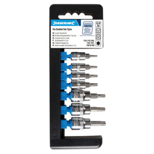 Silverline Trx Socket Set 1/4" & 3/8" Drive 7pce