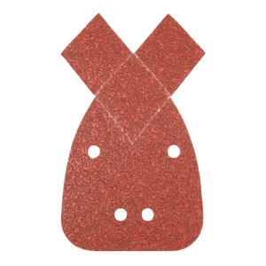 Silverline Hook & Loop Detail Sander Sheets with 2 Tips 140mm 10pk
