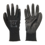 Silverline Black Palm Gloves