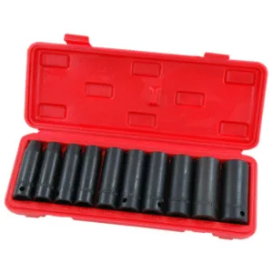10pc 1/2'' Dr. Deep Impact Socket Set