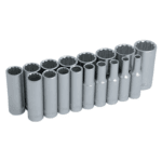 17pc 3/8'' Dr. Deep Socket Set