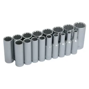 17pc 3/8'' Dr. Deep Socket Set