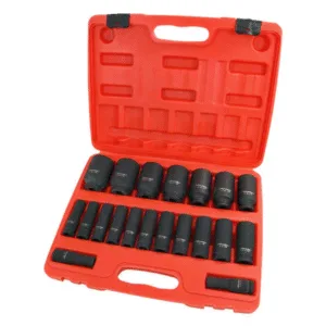 20pc 1/2'' Dr. Deep Impact Socket Set