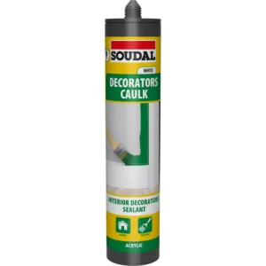 Soudal Decorators Caulk Extra - WHITE (290ml)