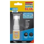 Soudal superglue liquid combi - CLEAR (10g)
