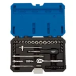 Combined MM/AF Socket Set, 1/4" Sq. Dr. (40 Piece)