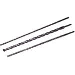 3 Piece 600mm (24") SDS drill bit set