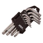 9 Piece L-type Torx key set