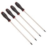 4 Piece long reach Torx screwdriver set