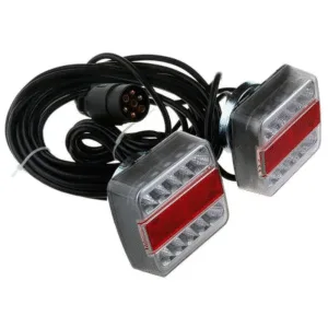 Magnetic LED Trailer Lights Clear