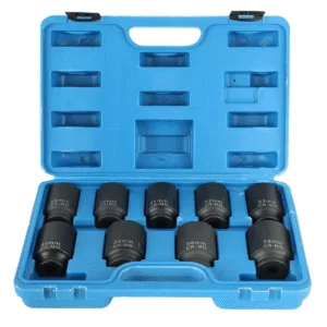 9pc Axle Nut Impact Socket Tool Set 1/2″ Dr.