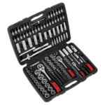 172pc Socket And Bit Set Case Ratchet Hex Torx