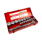 20pc 3/4" Square Drive Socket Set Metal Case