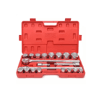 20pc 3/4″ Socket Set 19-50mm Extension Bars Ratchet Handle