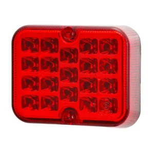 12V Fog Lamp LED Rear Square Trailer Universal