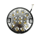 Rear Light Clear LED Hamburger 12/24V