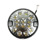 Rear Light Clear LED Hamburger 12/24V