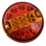 Rear Light 3 Functions LED Hamburger 12/24V