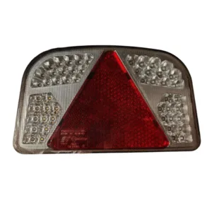 Rear Light 6 Functions Red & White LED 12V