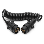 2.5m Spiral Cable With 2 x 7-pin Plastic Plugs