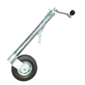 Jockey Wheel Ribbed Without Clamp 48mm NWL 500kg