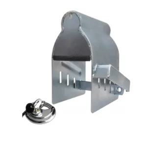 Trailer Coupling Hitch Lock Including Steel Padlock With 2 Keys