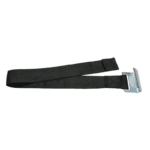 Black Bottom Strap With Flat Hook 48mm