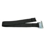 Black Bottom Strap With Flat Hook 48mm