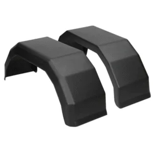 13” Black Plastic Trailer Mudguards (Pair)