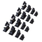 20 self-adhesive cable clips