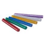11mm x 100mm Colourful glitter hot melt glue gun sticks (30 pack)