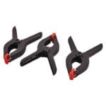 3 Piece 150mm (6") plastic clamp set