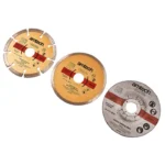 3 Piece 115mm (4.5") diamond and cut off blade set
