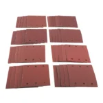 40 Piece mixed grit square sanding sheet set (110mm x 100mm)