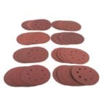 40 Piece mixed grit circular sanding sheet set (115mm)