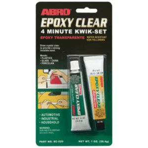 ABRO Epoxy Clear 4 Min Kwik Set 28.4g