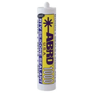ABRO RTV Silicone Sealant 1000 - White 310ml Cart