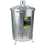 Galvanised Garden Incinerator, 85L