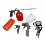 Air Tools Compressor Accessories Kit 5 Pieces Colour Box