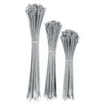 Silver Cable Tie / Zip Tie – 370mm x 4.8mm