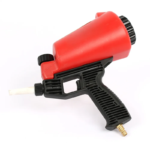 Air Sand Blaster Adjustment Handheld Flow Speed Gun 0.9L Sandblaster 90psi