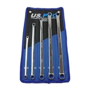 5pc Aviation Extra Long Double Ring Spanner Set